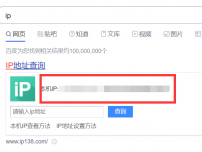 电脑如何查看外网IP地址