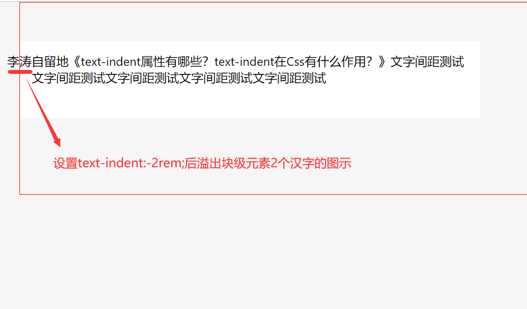 text-indent在Css中有什么作用？text-indent怎么使用？
