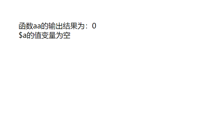 PHP自定义函数变量作用域用法解析