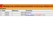 array_seach()函数实例截图