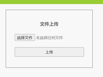 使用Form表单enctype属性制作一个上传文件的Html页面Demo截图